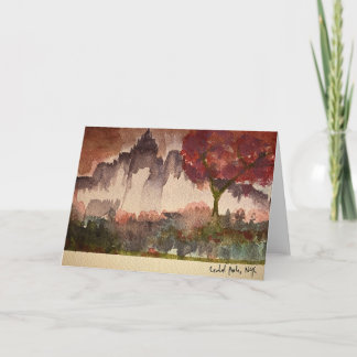 Central Park, NYC Grußkarte Karte