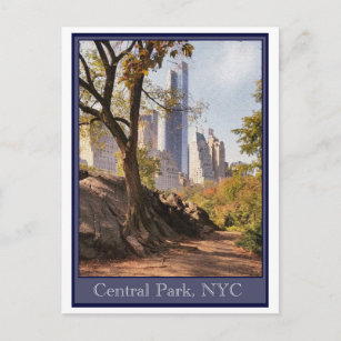 Central Park, NYC Postkarte