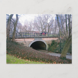 Central Park NYC Stone Archway New York City Foto Postkarte