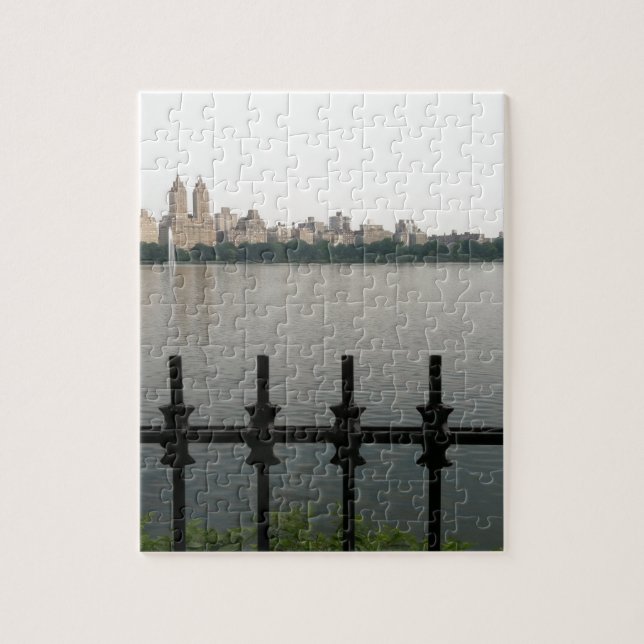 Central Park Reservoir, New York City NYC Foto Puzzle (Vertikal)