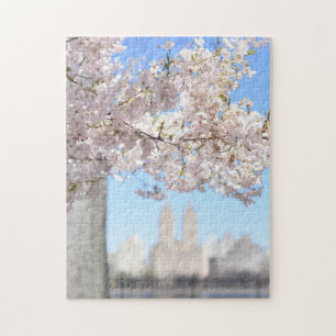 Central Park Reservoir Spring Cheroms NYC Puzzle