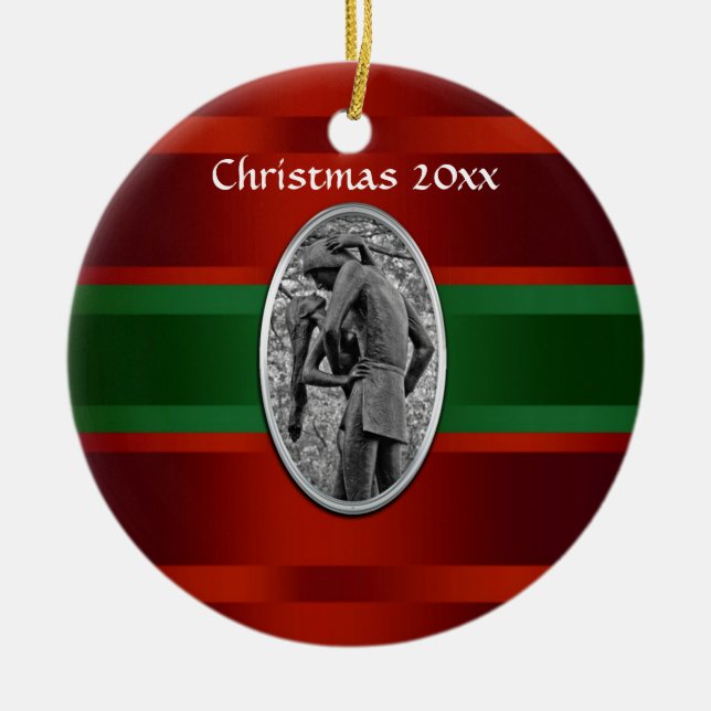 Central Park Romeo & Julia Xmas #3 Keramikornament (Vorne)