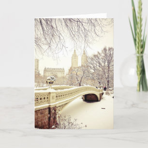 Central Park Snow - Winter New York Karte