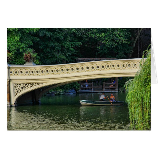 Central Park: Sommer-Kreissägen durch Bogen-Brücke (Vorderseite (Horizontal))