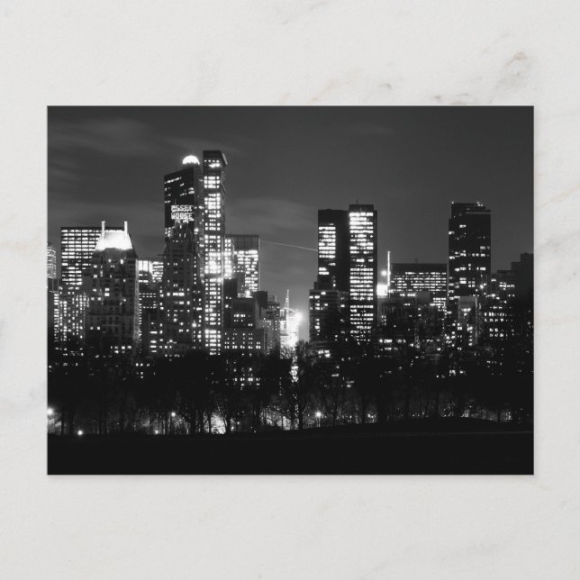 Central Park South Postkarte (Vorderseite)