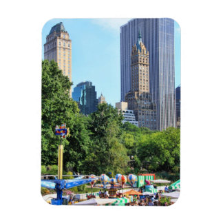 Central Park Vergnügungspark, Skycraper Hintergrun Magnet