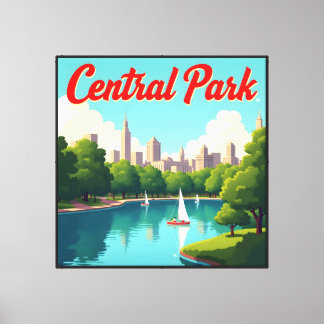 Central Park View Leinwanddruck