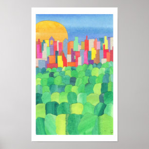 Central Park vom Dach des Met Poster