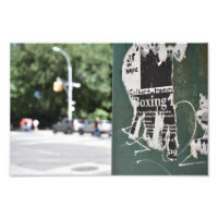 Central Park West NYC Boxing Flyer Fotografie
