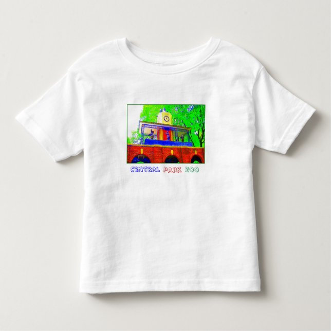 Central Park Zoo Toddler's T - Shirt (Vorderseite)