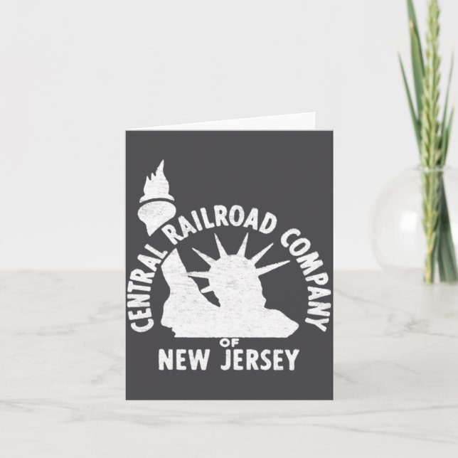 Central Railroad Of New Jersey _1  Karte (Vorderseite)