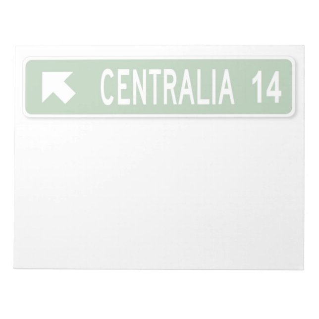 Centralia PA Notizblock (Vorderseite)