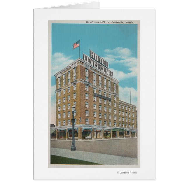 Centralia, WA - Aussicht auf das Hotel Lewis-Clark (Vorne)