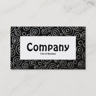 Centre Label - Abstrakt 181112 - Exotic Metal Visitenkarte