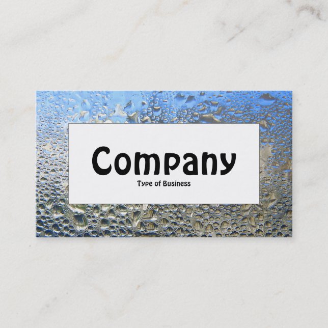Centre Label - Cooles Wasser II Visitenkarte (Vorderseite)