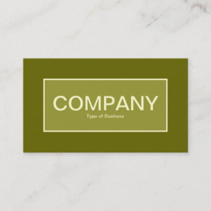Centre Label II - Olive Green mit 66600 Visitenkarte