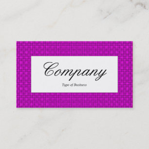 Centre Label - Magenta Textur Visitenkarte