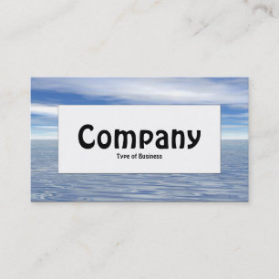 Centre Label - Sea and Sky Visitenkarte