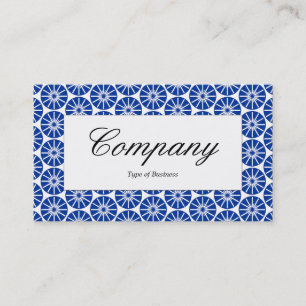 Centre Label - Star Wheel - Navy Blue Visitenkarte