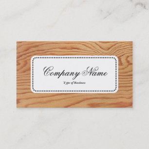 Centre Label v5 - Holz 02 Visitenkarte