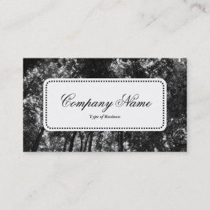 Centre Label v5 - Waldkanopie 01 BW Visitenkarte