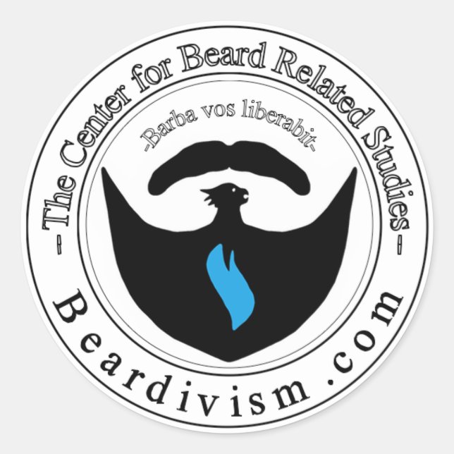 Centre of Beard Related Learning Sticker (Vorderseite)