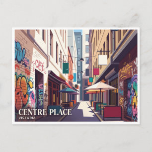 Centre Place Melbourne Australien Postkarte