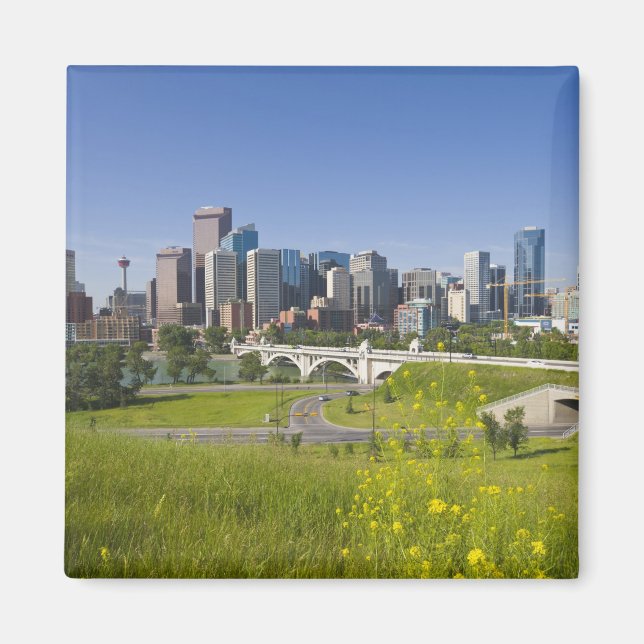 Centre St Bridge and Downtown Calgary, Alberta, 2 Magnet (Vorne)