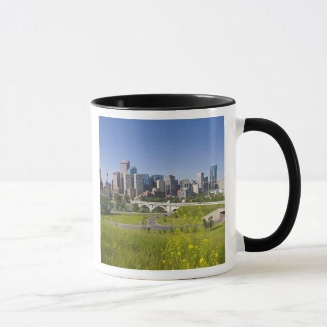 Centre St Bridge and Downtown Calgary, Alberta, 2 Tasse (Rechts)