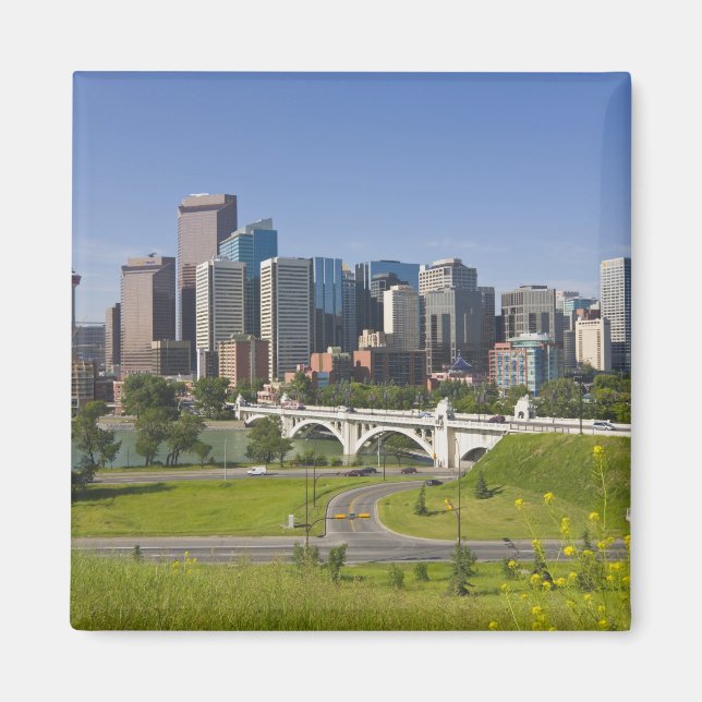 Centre St Bridge and Downtown Calgary, Alberta, Magnet (Vorne)