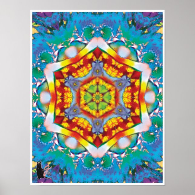 Centris Kinetic Collage Kaleidoscope Poster (Vorne)