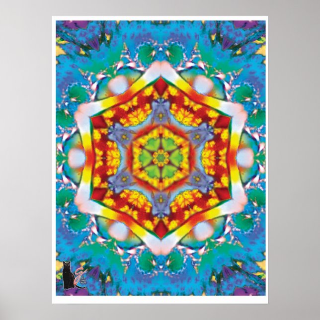 Centris Kinetic Collage Kaleidoscope Poster (Vorne)