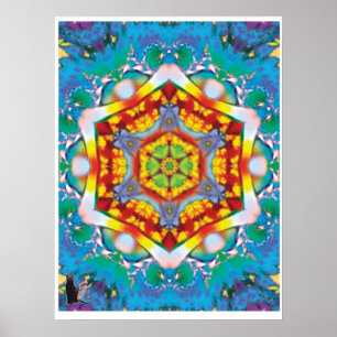 Centris Kinetic Collage Kaleidoskop Poster