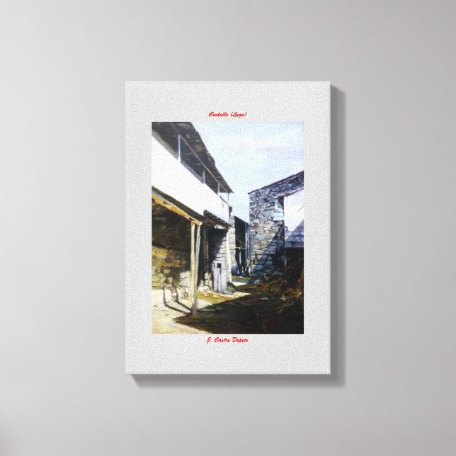 Centulle (Lugo) Leinwanddruck (Vorderseite)