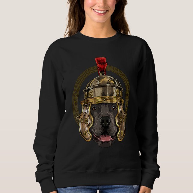 Centurion American Pit Bull Terrier Ancient Rome R Sweatshirt (Vorderseite)