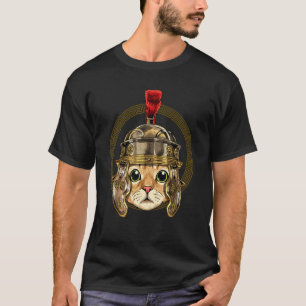 Centurion Cat Kitty of Ancient Rome Roman Animal C T-Shirt