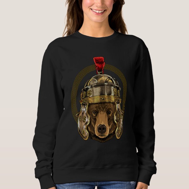 Centurion Cow of Ancient Rome Roman Empire Animal  Sweatshirt (Vorderseite)