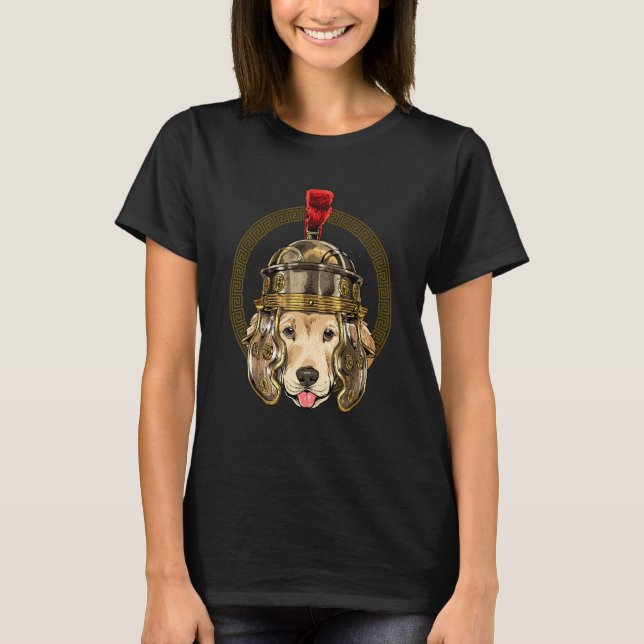 Centurion Labrador Retriever Ancient Rome Roman Em T-Shirt (Vorderseite)