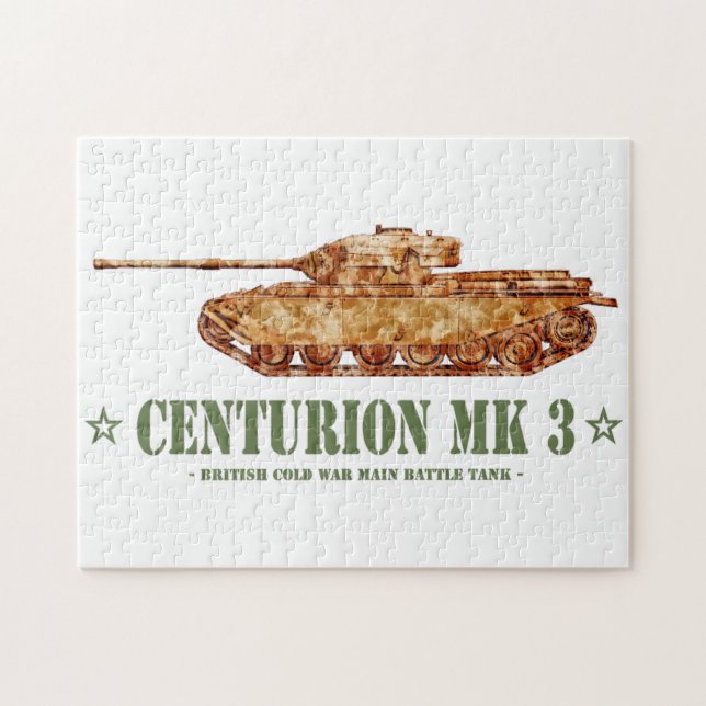 Centurion MK 3 Tank British MBT Kalter Krieg Puzzle (Horizontal)