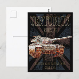 Centurion MK 5 MBT British Main Battle Tank Postkarte