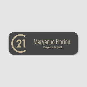 Century 21 Name Tag Namensschild