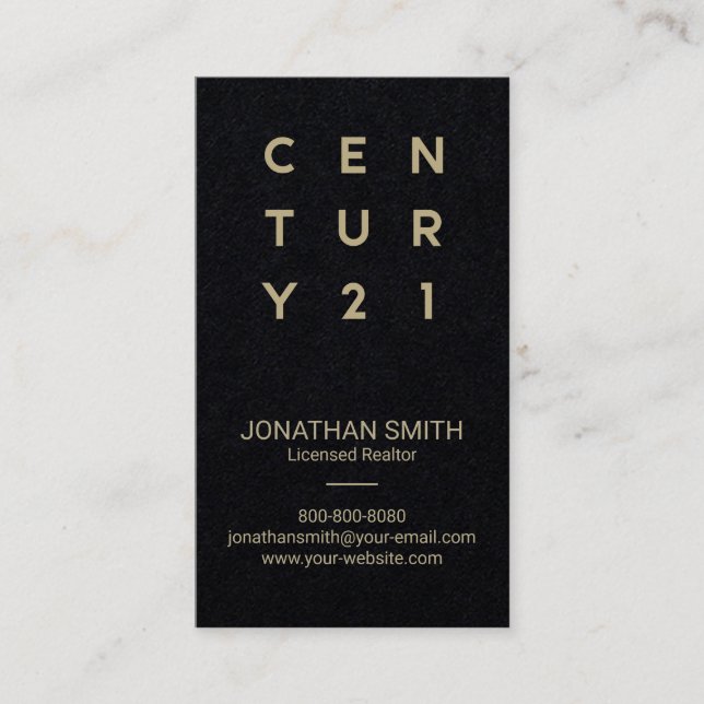 Century 21 Visitenkarte