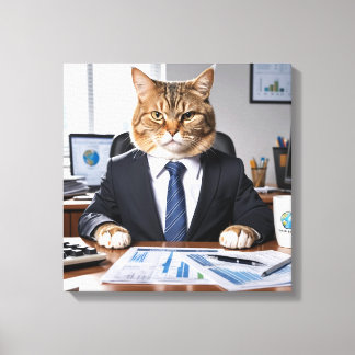 CEO Cat Leinwanddruck