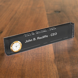 CEO der beruflich Office Company Namensplakette