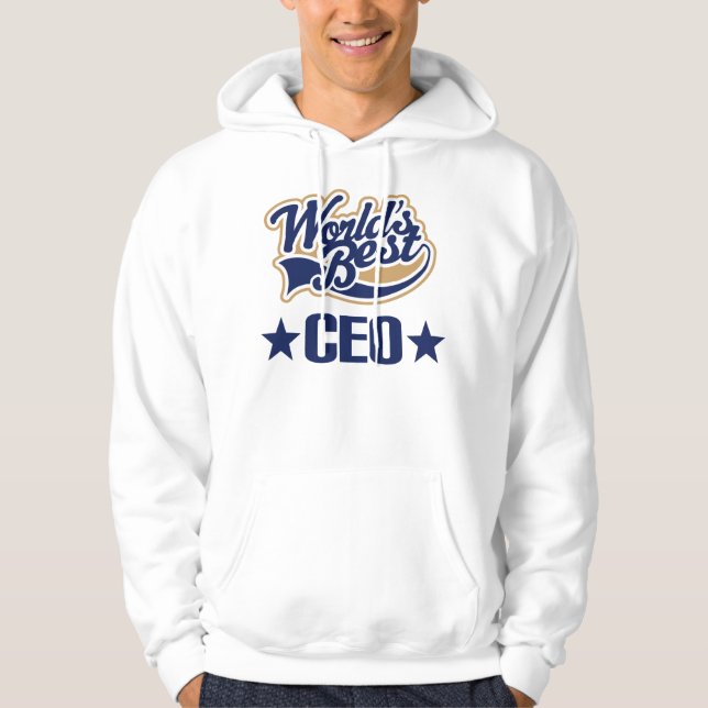 CEO-Geschenk (Welten am besten) Hoodie (Vorderseite)