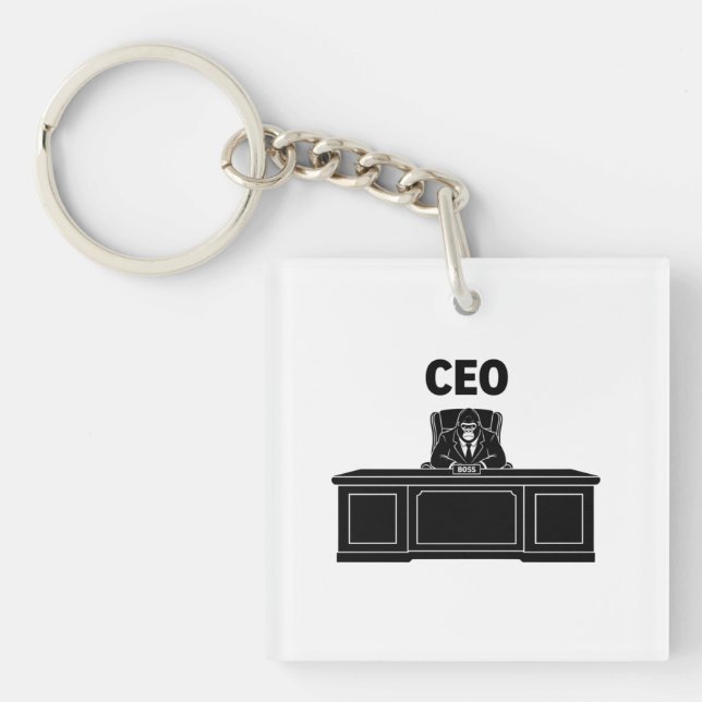 CEO Gorilla Schlüsselanhänger (Vorderseite)