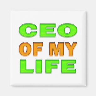 CEO meines Lebens Motivierend und inspirierend Magnet