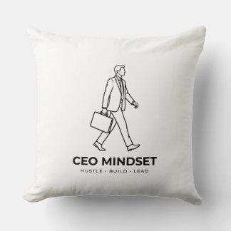 CEO-Mentalität für Geschäftsmann Kissen
