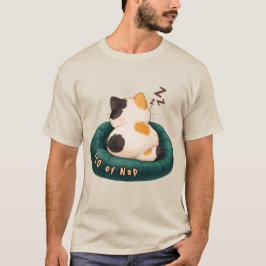 "CEO of Nap" Cat Sleeping on The Couch T-Shirt
