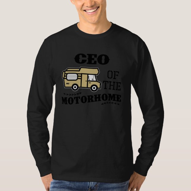 CEO Of The Motorhome RV Motorhome Leader Camper T-Shirt (Vorderseite)